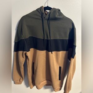Large Tri-Color Hoodie